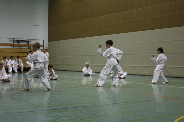 Zweite Kreuzform der Weiß-Gelb-Gurte