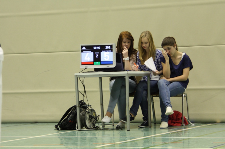 Kampfrichtertisch - Ergebnisse eintragen Kampfrichtertisch - Ergebnisse eintragen