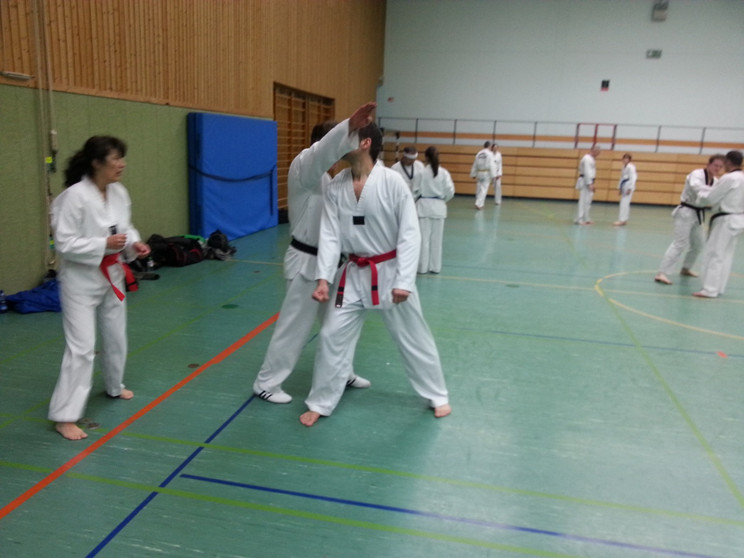 Immer wieder half Thomas weiter wenn´s mal nicht klappte.