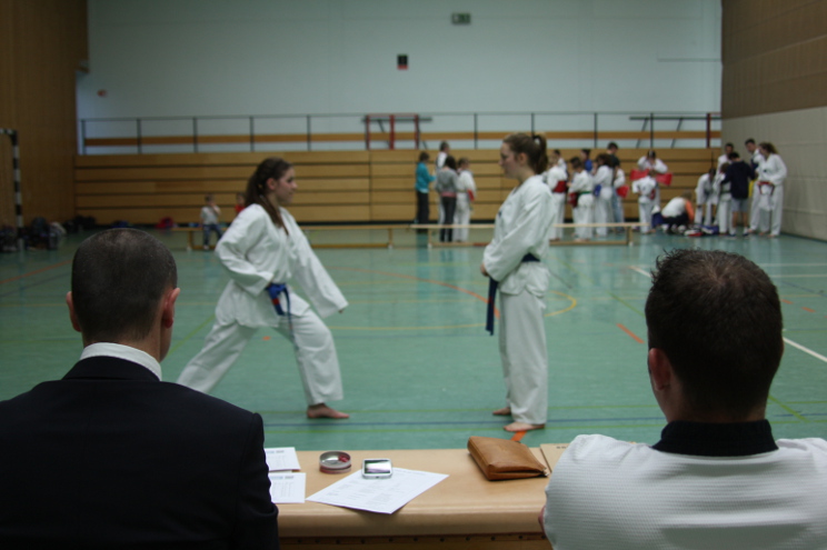 Prüfungsfach Einschrittkampf - Perspektive Prüfer