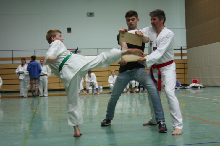 Prüfungsfach Bruchtest Dollyo Changi